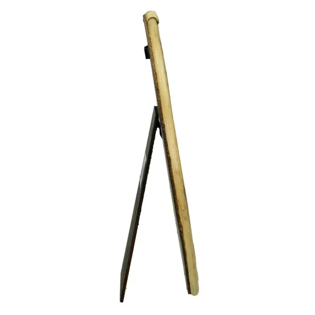 Επιτραπέζιος καθρέπτης bamboo κορνίζα 25cm Homeguru XET-4122 3
