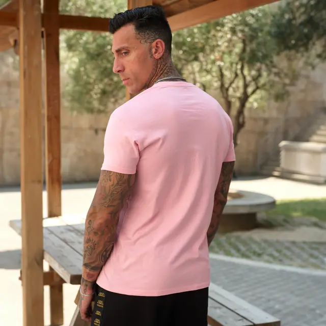 T-shirt Noshame® Ρόζ με τύπωμα - 142555 - XXL 3