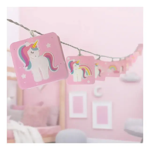 Unicorns γιρλάντα παιδικό φωτιστικό (41595)
