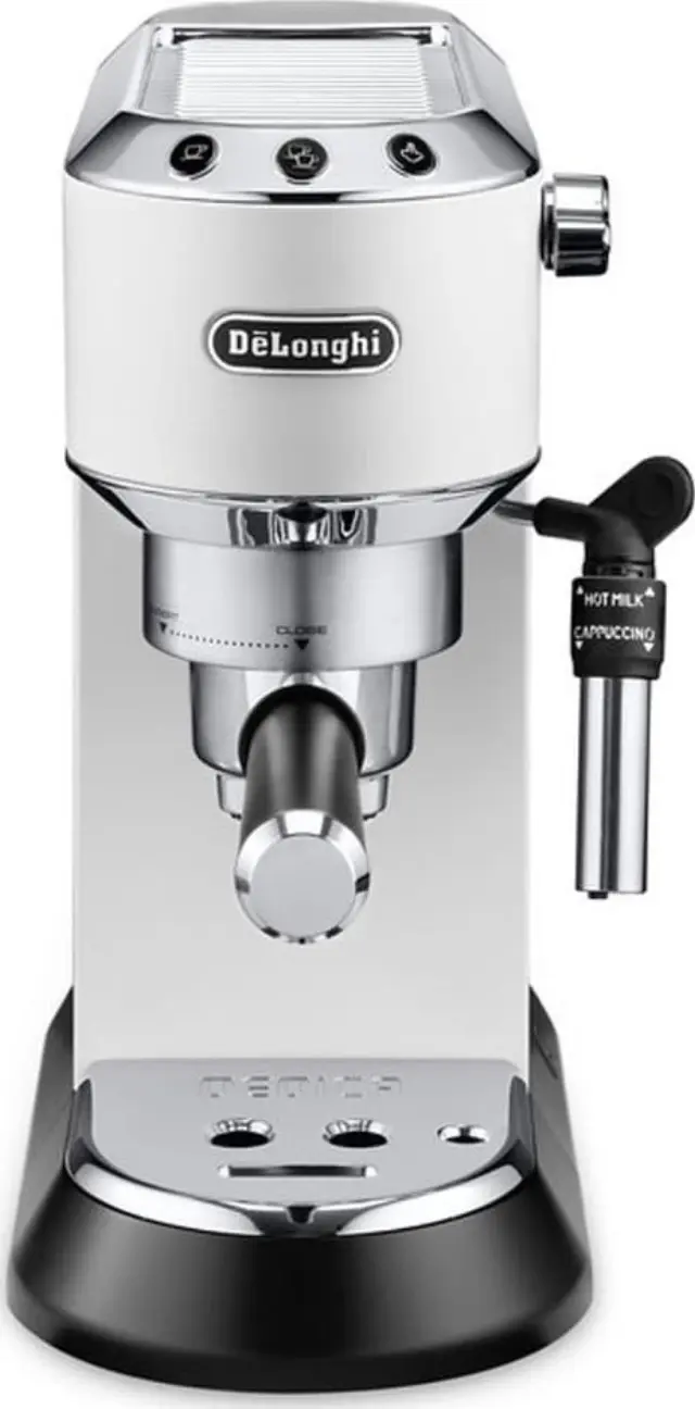 De'Longhi Ημιαυτόματη Μηχανή Espresso Dedica 1300W 15bar White (EC685.W)