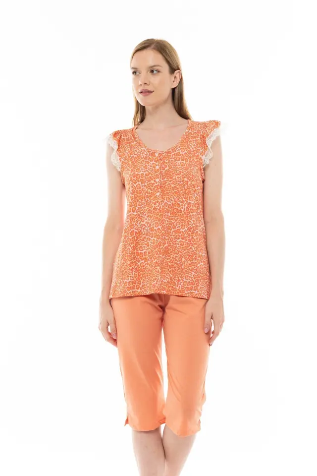 S1235 - Type - PYJAMA CAPRI ORANGE LEO - M 2