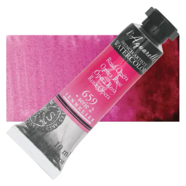 Χρώμα Ακουαρέλας Sennelier l Aquarelle Σωληνάριο 10ml - 659 Opera Rose