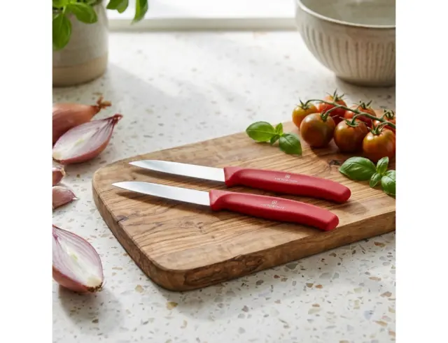 Σετ Μαχαίρια Γενικής Χρήσης Victorinox Swiss Classic με μήκος λεπίδας 8cm - Red - 2 τεμάχια6.7401.2C1