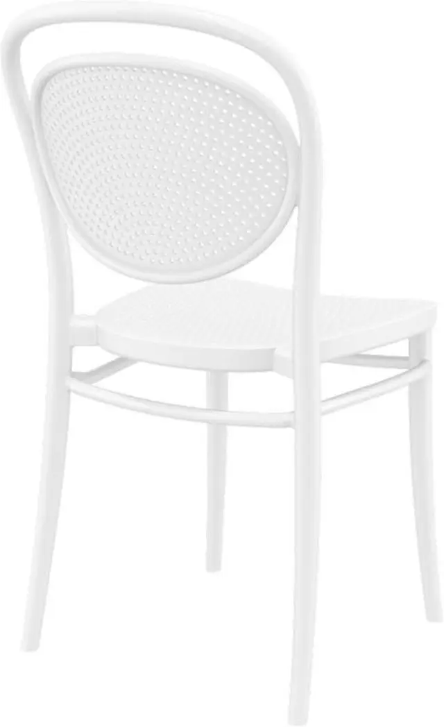 Καρέκλα Στοιβαζόμενη MARCEL Λευκό PP 45x52x85cm 2