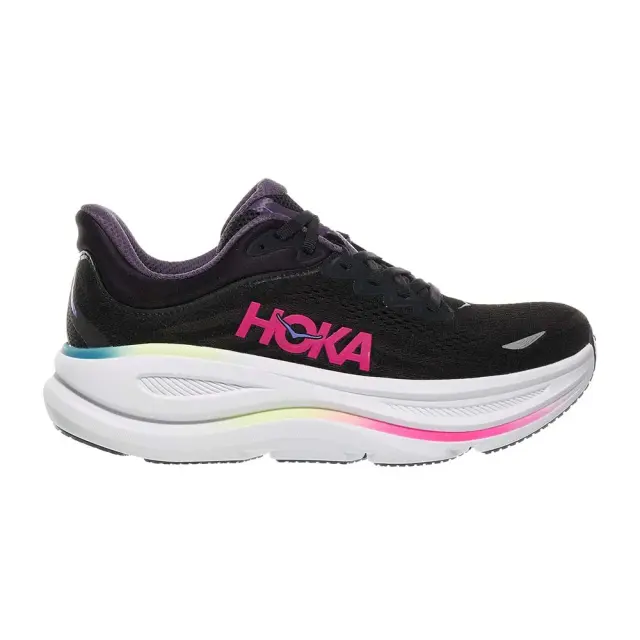 Hoka Women's Bondi 9 Μαύρο - Ροζ 1162012-BNND (Hoka)