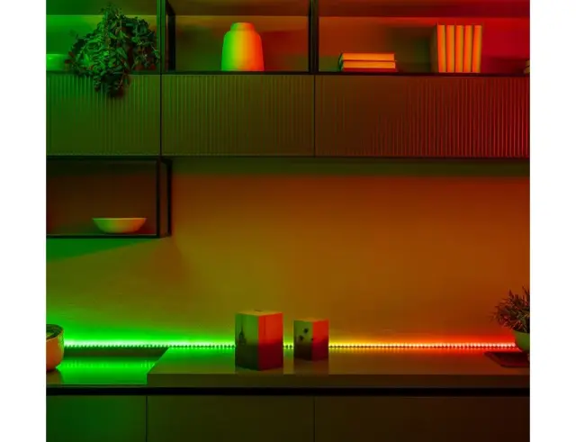 Smart LED Twinkly Line Starter Kit (TWL100STW-WEU) 1.5 Μέτρο, 90 LED RGB, με Λευκό Καλώδιο, Βluetooth, WiFi, Dimmer Και Έλεγχο μέσω Κινητού ΤηλεφώνουTWL100STW-WEU 2