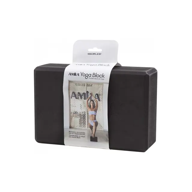 Amila Yoga Block Γκρι Σκούρο 96842 (Amila) - One Size