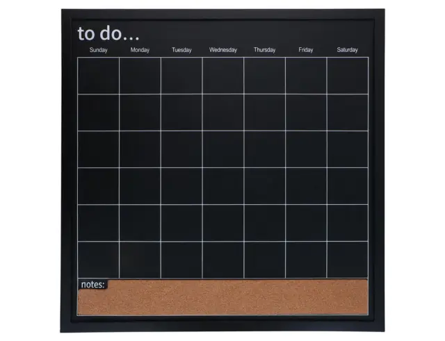 Εβδομαδιαίο Planner ArtiCasa με διαστάσεις 56x56x1,5cm - Μαύρο 9610000000000000 2