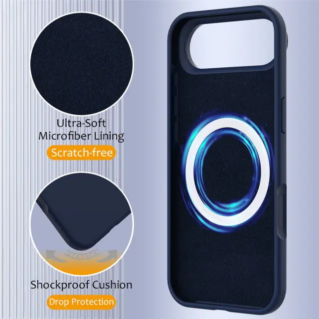 MagSafe Θήκη για iPhone 17 Air- Dark Blue OEM 2