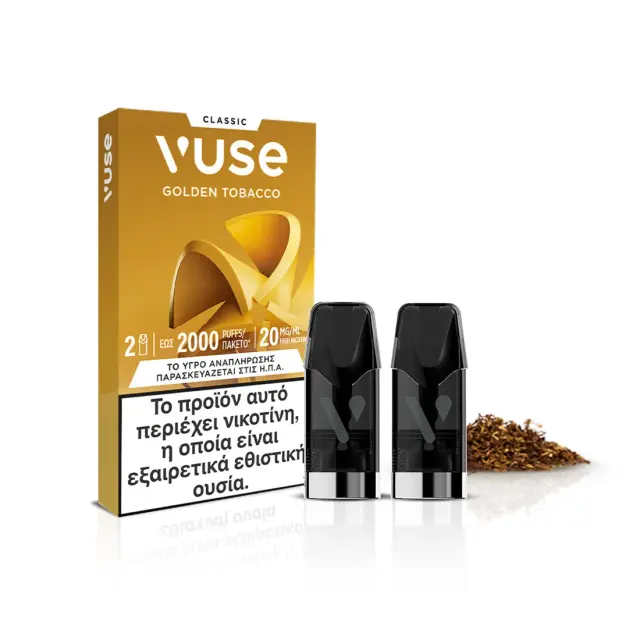 Vuse Pods Golden Tobacco 2ml 20mg (2τμχ)