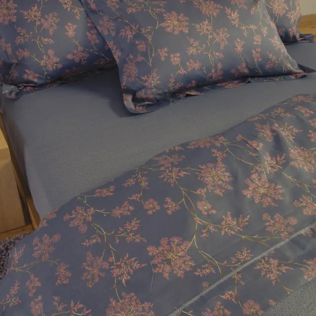 Σετ Σεντόνια King Size 4 Τεμαχίων Nef-Nef Foxy Grey/Blue 270x280 3
