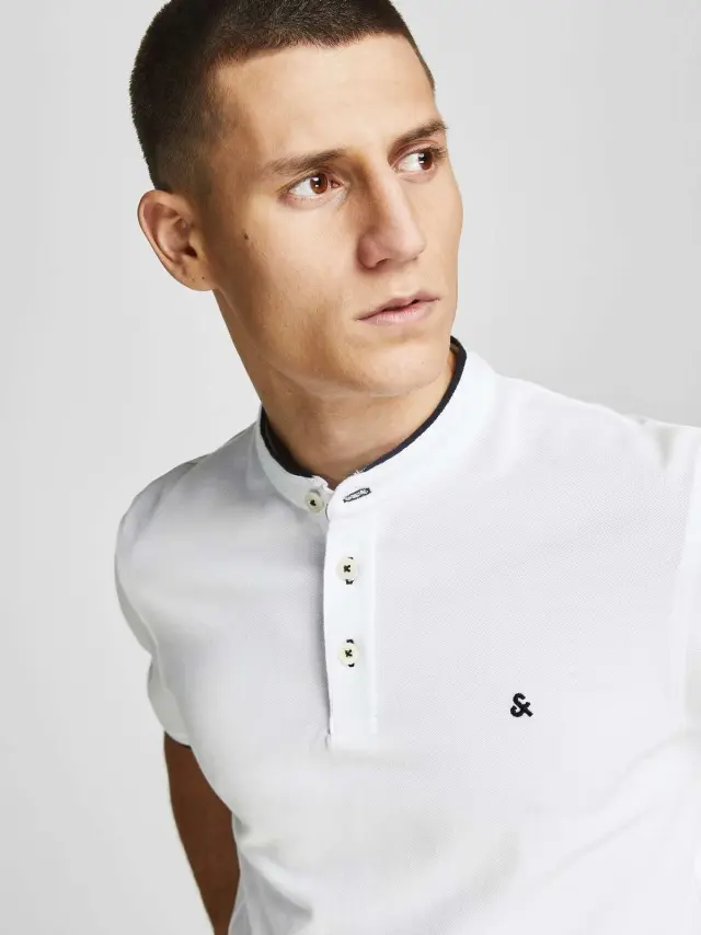 JJEPAULOS MAO POLO SS NOOS White 2