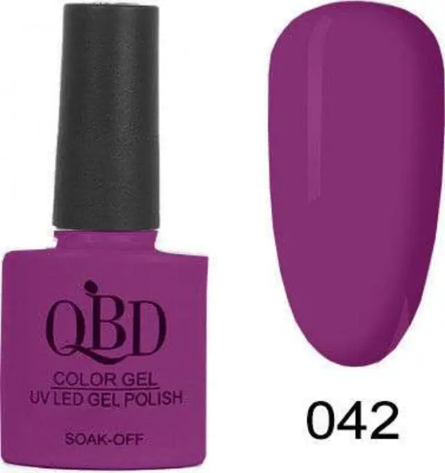 QBD Ημιμόνιμο βερνίκι color Gel Uv/Led Gel Polish 042