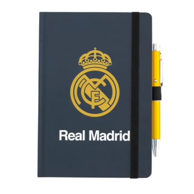 Σετ τετράδιο και στυλό Real Madrid A5 premium notebook + projector pen CPA5049