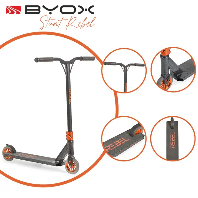 BYOX - Stunt scooter Rebel carbon - 3800146227142