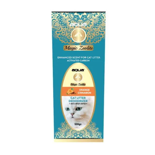 Aqua Pet Magic Zeolite Orange Cinnamon Αρωματικό Τουαλέτας Γάτας 500gr