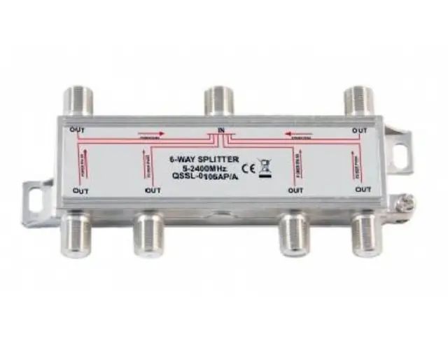 Διακλαδωτής Jager 1/6 QSPL6 Εσωτερικός, Μεταλλικός QSPL6