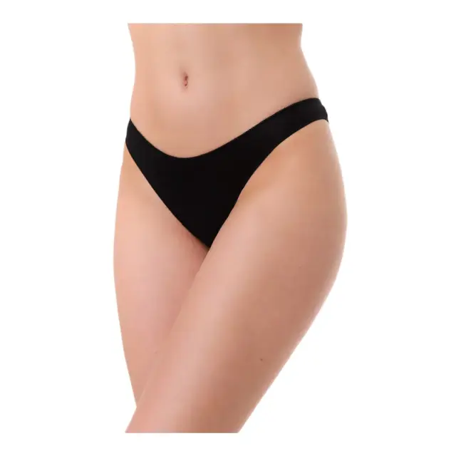 Fimelle TENCEL™ Modal Γυναικείο Χαμηλόμεσο Rio Invisible Σλιπ 81321 2 τεμάχια Minerva - Μαύρο 3