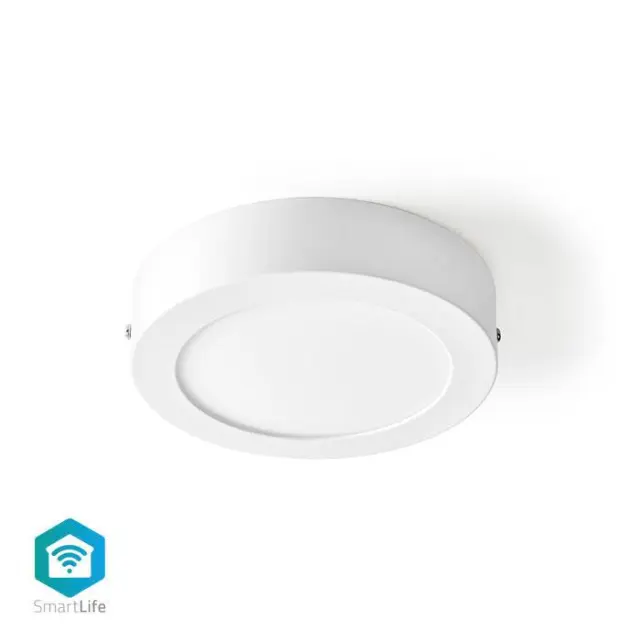 Wi-Fi έξυπνο φωτιστικό οροφής LED, διαμέτρου 17cm, 12W, 800lm