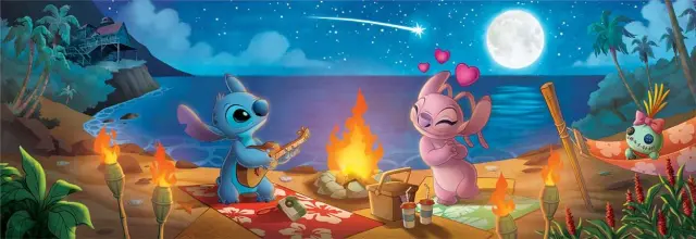 Clementoni Παζλ Panorama High Quality Collection Disney Stitch 1000 τμχ - Compact Box 2