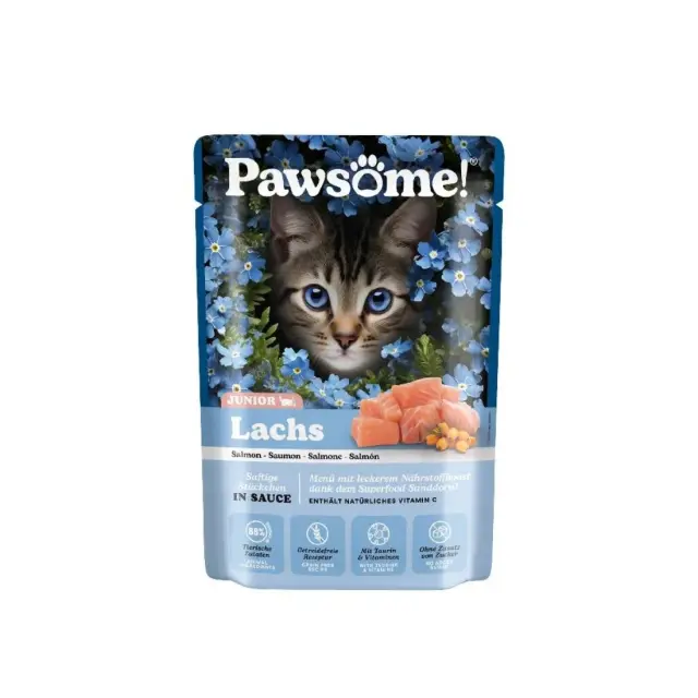 Pawsome Kitten Σολομός 85gr