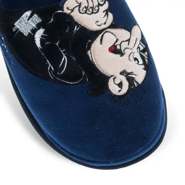 Parex Ανδρικές Παντόφλες Σπιτιού Gargamel, Χρώμα Μπλε 2