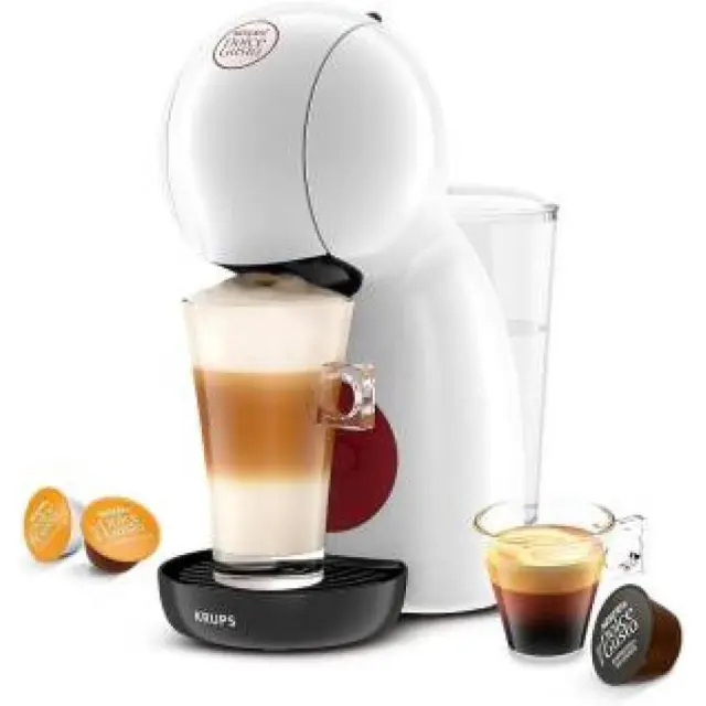 Krups Piccolo XS Καφετιέρα για Κάψουλες Dolce Gusto Πίεσης 15bar White