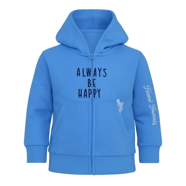 Ζακέτα με Κουκούλα Always Be Happy Venere Blue 8020621 - 12 M (80cm)