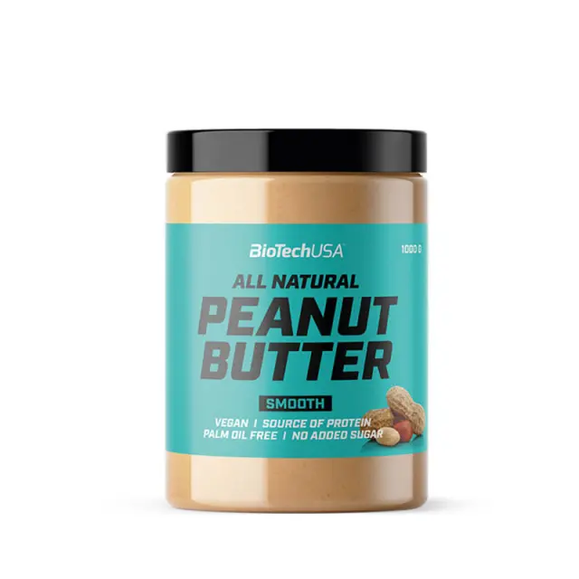 Biotech USA Φυστικοβούτυρο Απαλό Peanut Butter Smooth 1000gr