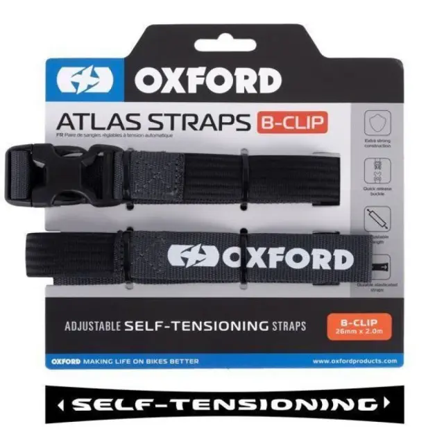 Ιμάντας Atlas B-Clip 26mm x 2.0m Asphalt Oxford