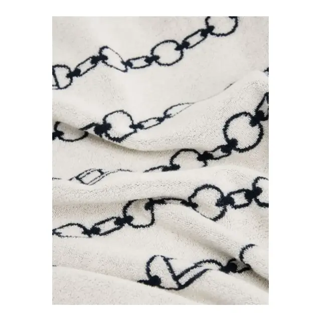 Tommy Hilfiger Πετσέτα Θαλάσσης Unisex Chain Print 100x180εκ., Χρώμα Flag Chain Dark Night Navy - ONESIZE 3