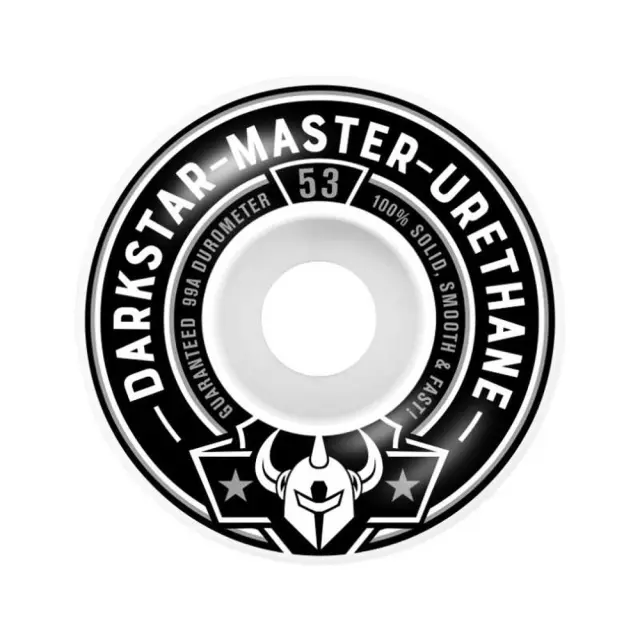 Darkstar Silver Wheels Responder - Λευκά/Ασημί ροδάκια 53mm