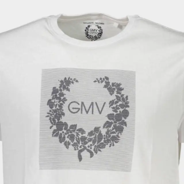 T-Shirt Gian Marco Venturi AU00784 Λευκό - 2XL 3