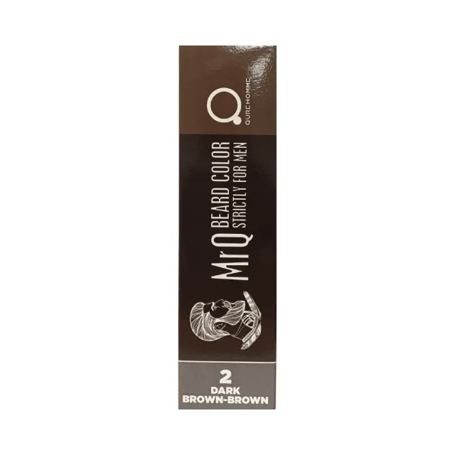 Beard and Mustache 5 Min Dye Tube Brown Dark Brown 50ml – MrQ Strictly For Men – 5λεπτη Βαφή για Γενειάδα και Μουστάκι Καστανό – Σκούρο Καστανό Χρώμα Σωληνάριο 2
