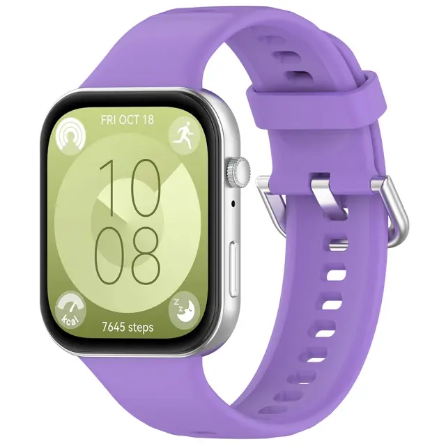 Techsuit - Watchband (W061) - Huawei Watch Fit 3 / 4 / 4 Pro / 5 / 5 Pro - Purple