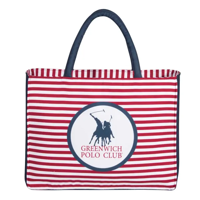 Τσάντα Θαλάσσης 46x36 Greenwich Polo Club 4027 Red-Blue 100% Πολυέστερ