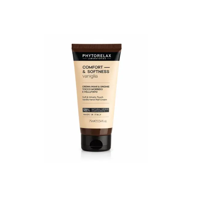 Phytorelax Comfort & Softness Vanilla Hand & Nail Cream, Κρέμα Χεριών και Νυχιών με Βανίλια 75ml