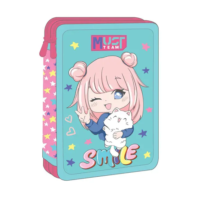 Must Κασετίνα Διπλή Γεμάτη Smile (000586721)