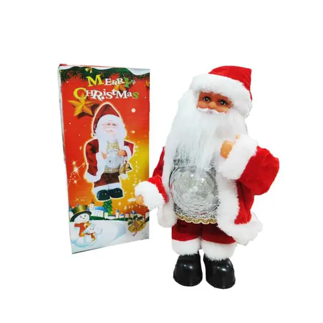 Διακοσμητικός Άγιος Βασίλης με Φως 27cm - Santa Claus with Light 057016