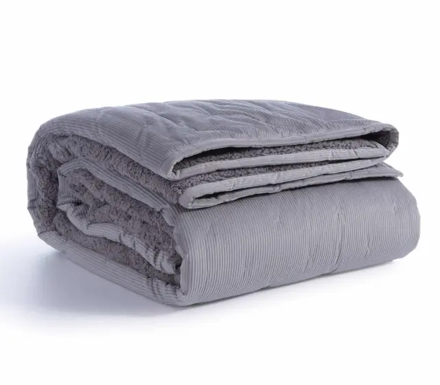 ΚΟΥΒΕΡΛΙ KING SIZE NEW KOTLER 270X280 NEF-NEF HOMEWARE GREY 3