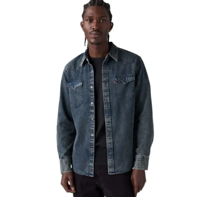 Levi's Barstow Standard Fit Western Shirt ανδρικό τζιν πουκάμισο 857440132-1