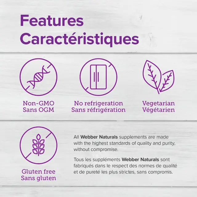 Webber Naturals Probiotic 5 Billion with 200 mg Cranberry 3