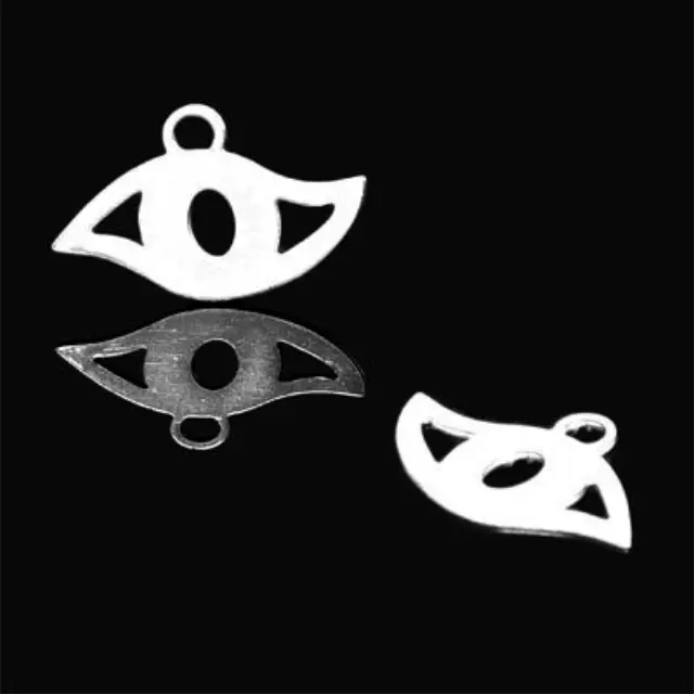 Ματάκι Φυλαχτό Forever Silver Lucky Eye 13x20mm - 2τεμ