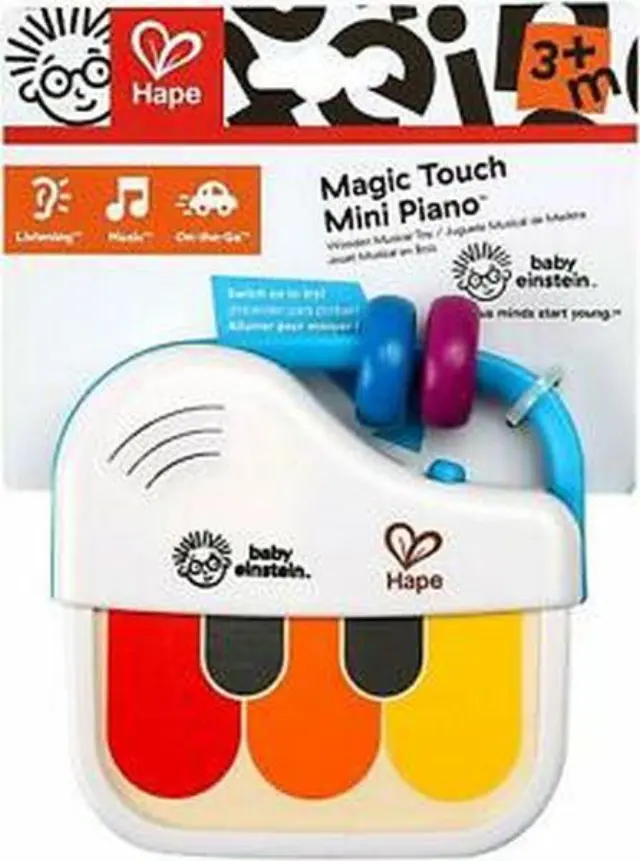 Hape Kids II Ξύλινο Magic Touch Mini Πιάνο 2