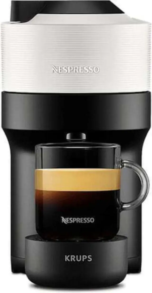 Krups Vertuo Pop & Aeroccino XN9211 Καφετιέρα για Κάψουλες Vertuo White