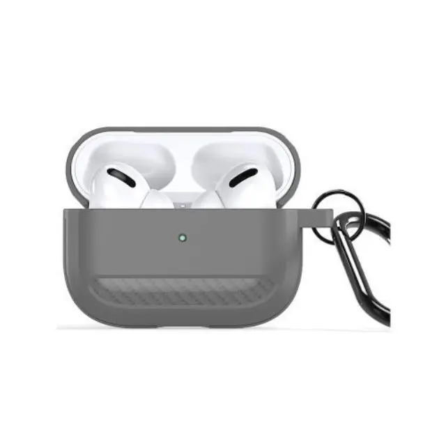 Θήκη TPU Dux Ducis Apple AirPods Pro 2 με Γάντζο PECB Γκρι N64696