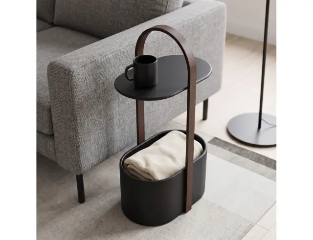 Βοηθητικό Τραπεζάκι Bellwood Umbra με διαστάσεις 35x24x69cm - Black1013760-048