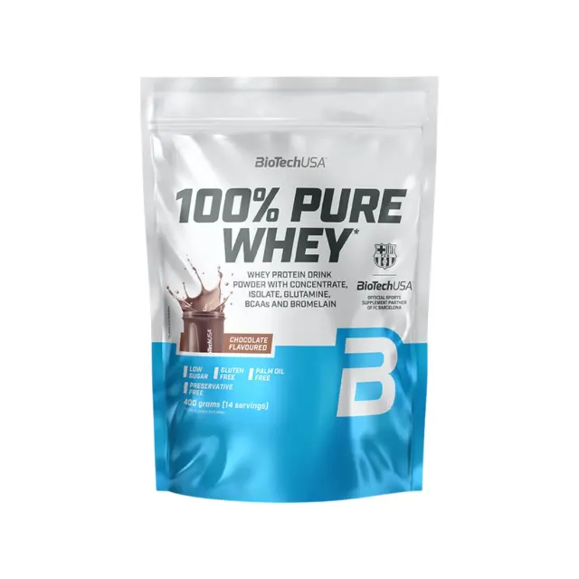BioTechUSA 100% Pure Whey – 400g Chocolate