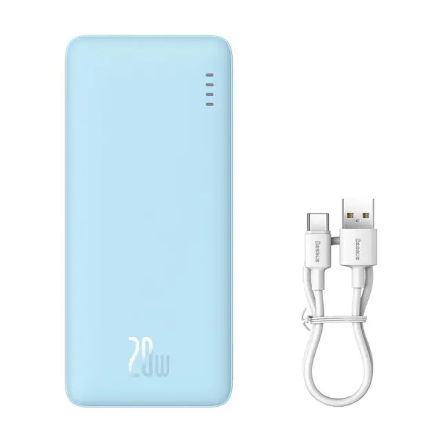 Powerbank Baseus Airpow 10000 mAh 20W (μπλε) P10022801313-00 2