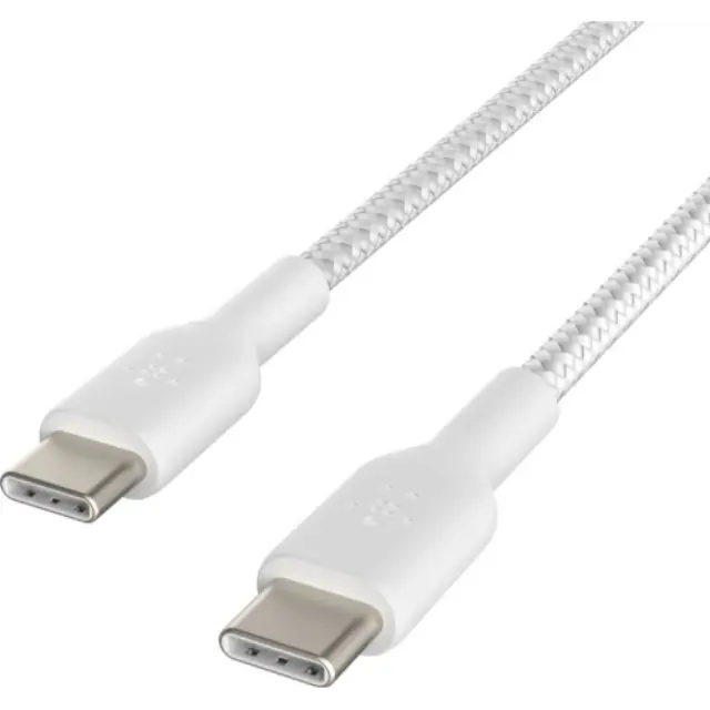 Belkin BoostCharge USB-C to USB-C Braided 1m White (CAB004bt1MWH)